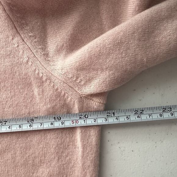 Investments Fine Cashmere Womens Sz L‎ Mock Neck Pink Sweater Soft - Picture 9 of 9